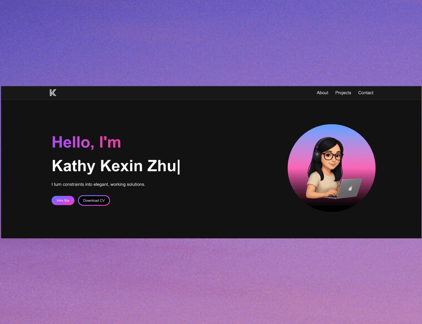 React Portfolio Website